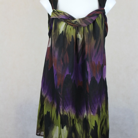 Lane Bryant Purple Knee Length Dress